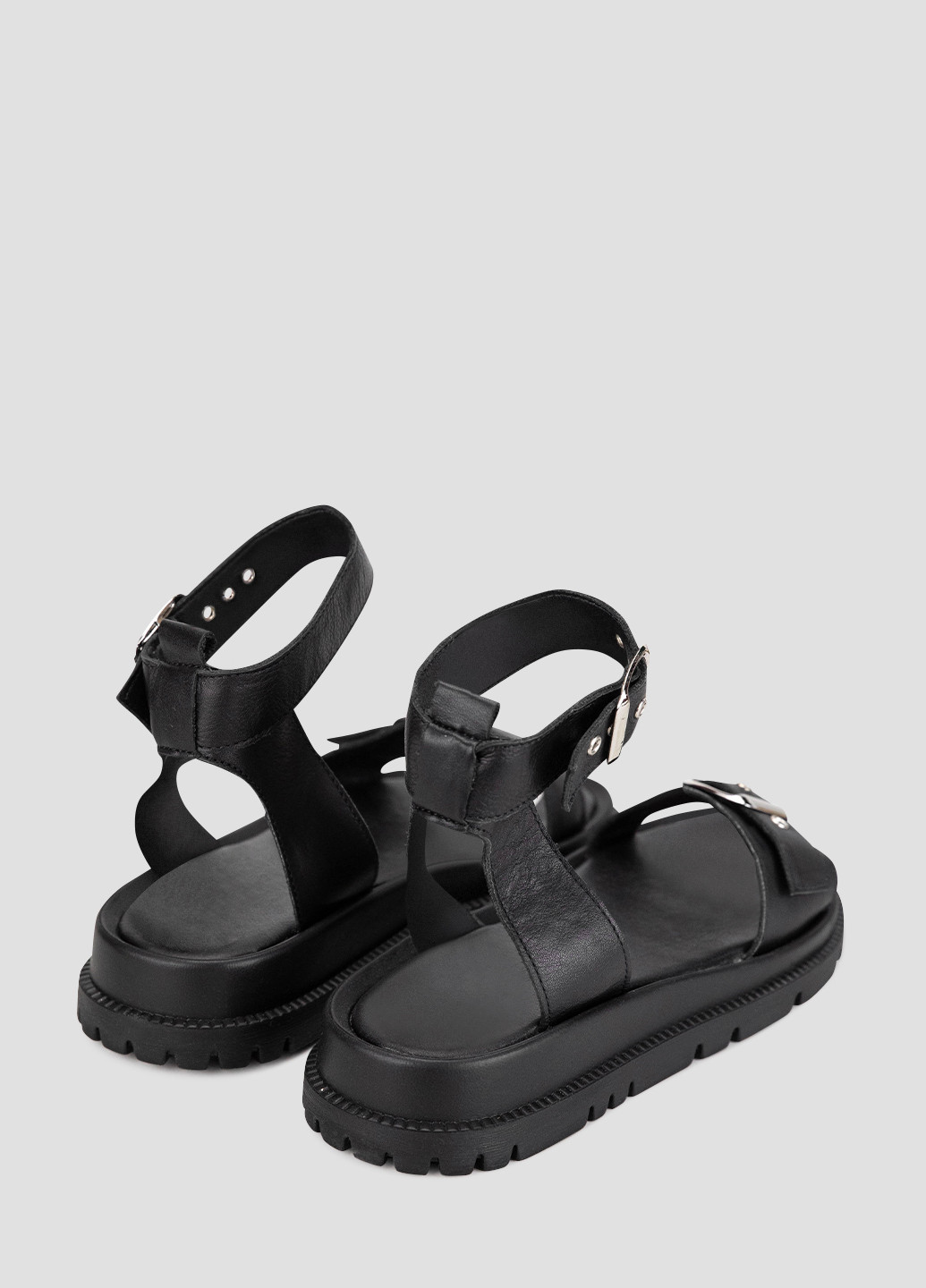 Черные босоножки Viscala с ремешком с пряжкой