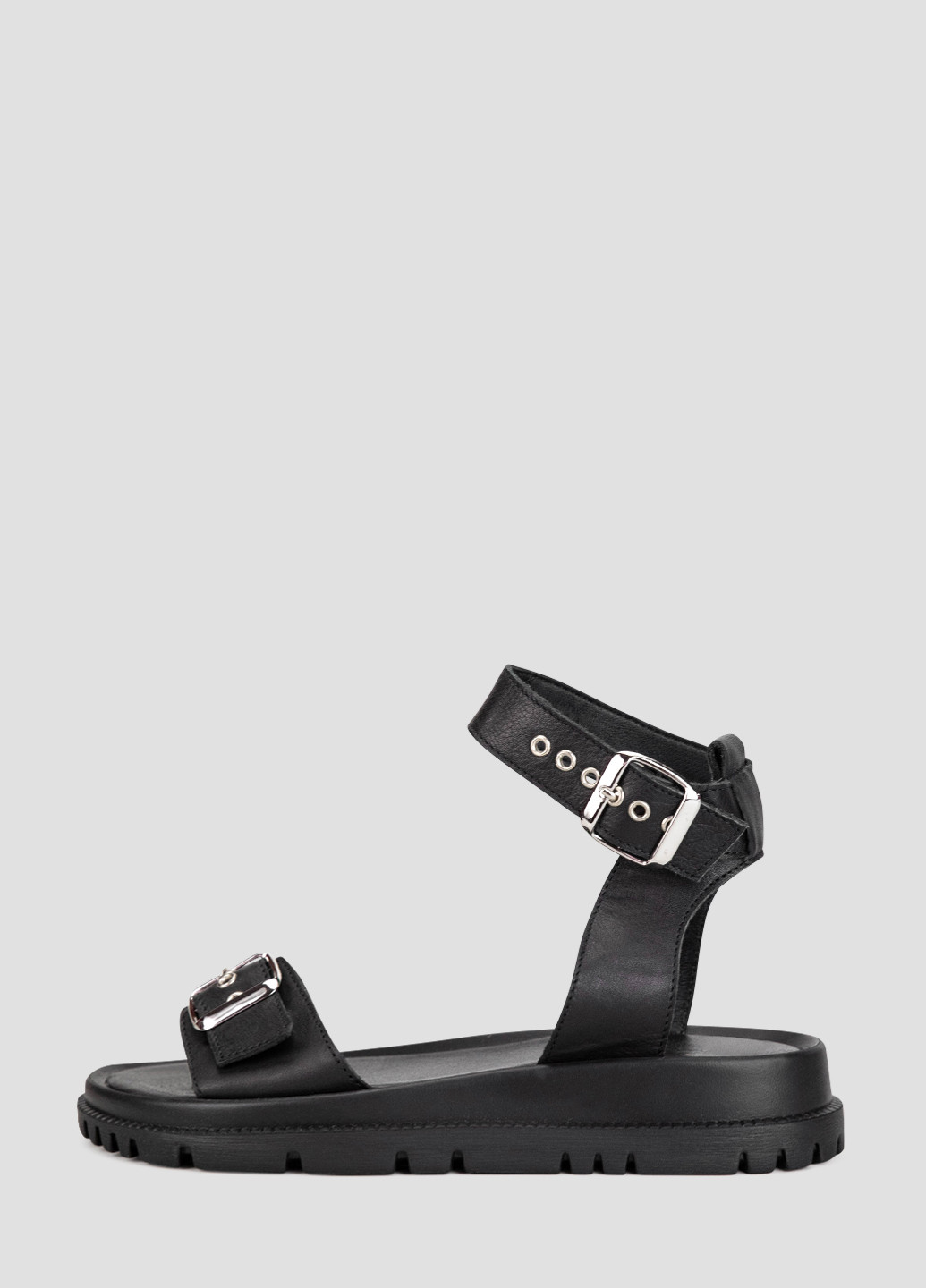 Черные босоножки Viscala с ремешком с пряжкой