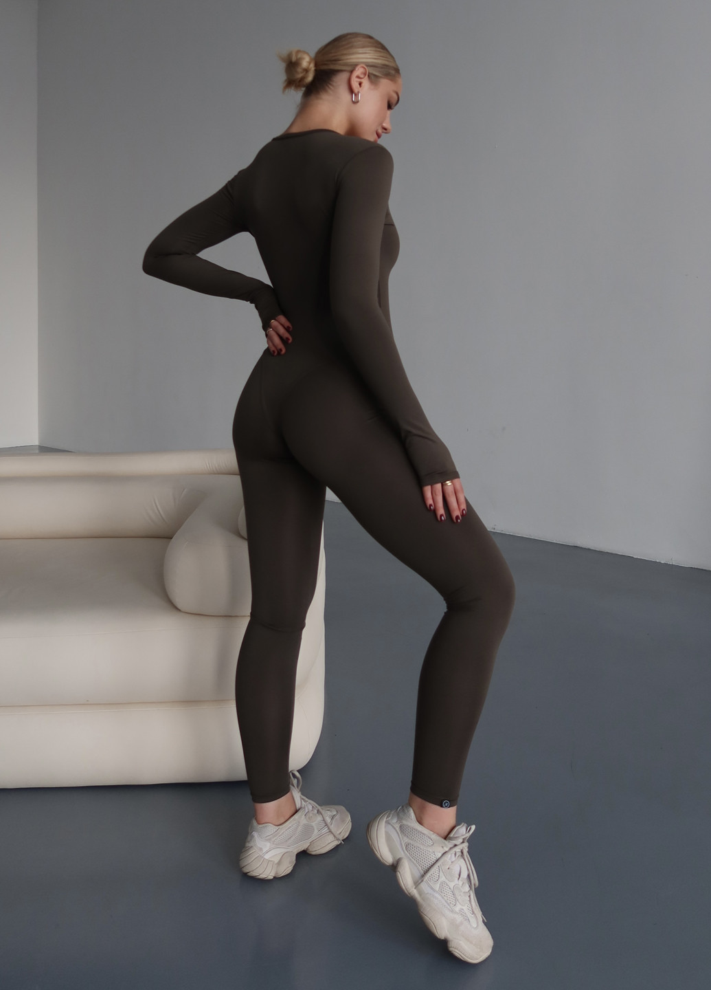 Комбинезон Asalart комбинезон-брюки однотонный спортивный нейлон, трикотаж