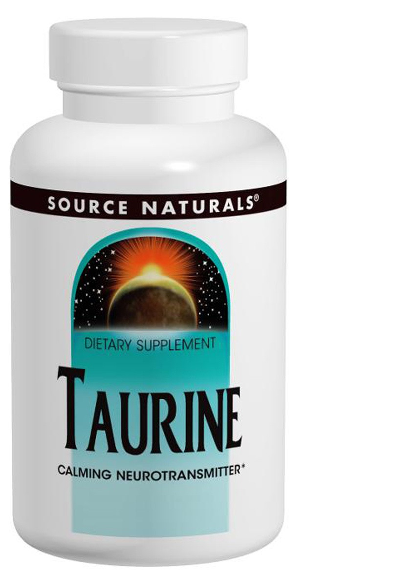 Таурин, 500 мг,, 60 таблеток Source Naturals (228291743)