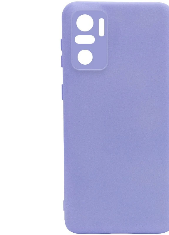 Чохол Silicone Cover Full Camera without Logo (A) для Xiaomi Redmi Note 10 / Note 10s Бузковий / Dasheen (is_00000047272_16) Epik (237830159)