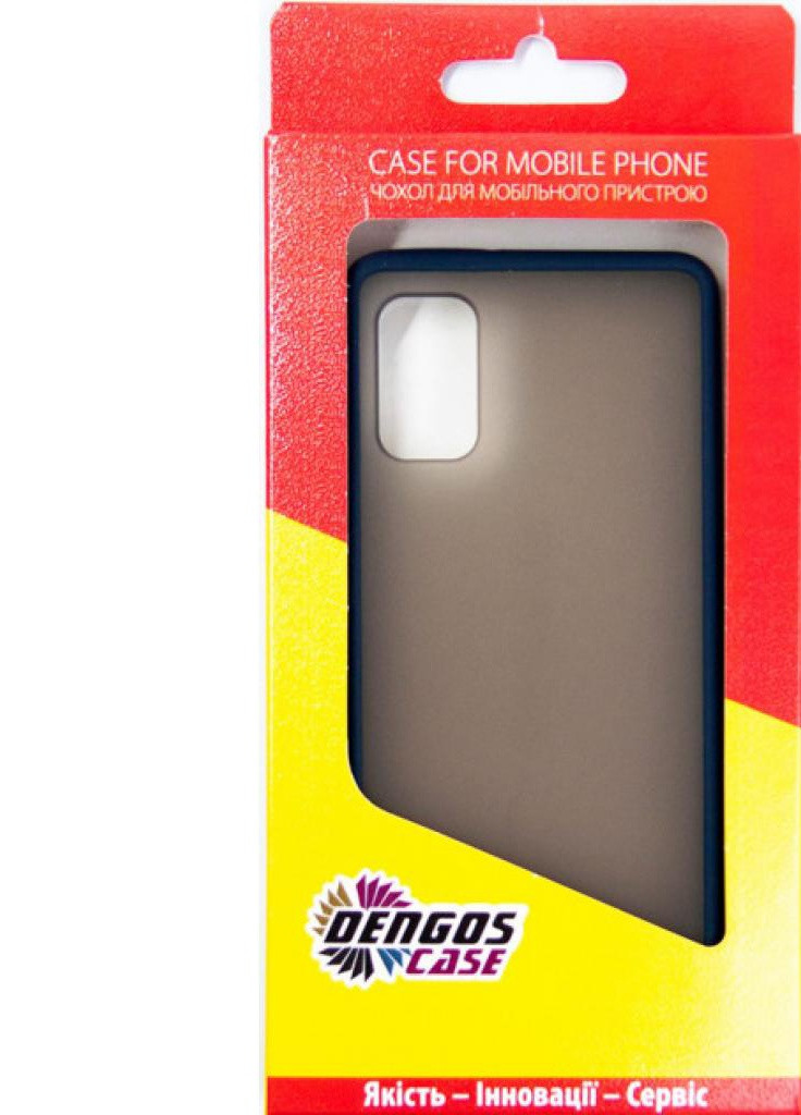 Чохол для мобільного телефону (смартфону) Matt Samsung Galaxy A41, blue (DG-TPU-MATT-43) (DG-TPU-MATT-43) DENGOS (201492378)