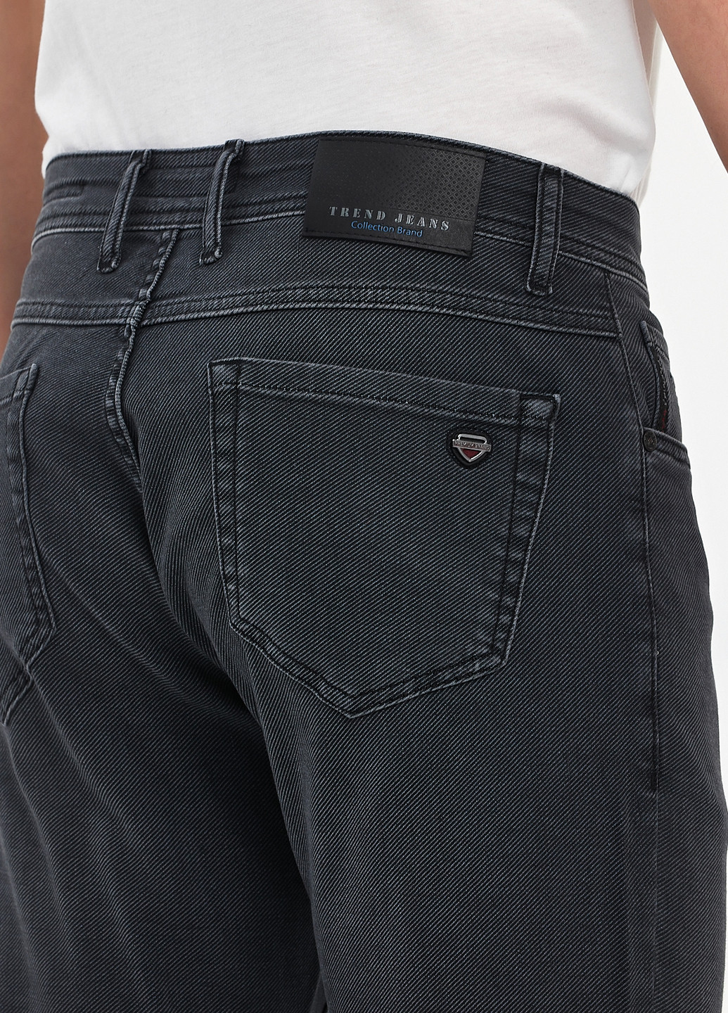Темно-серые демисезонные слим джинсы Trend Collection