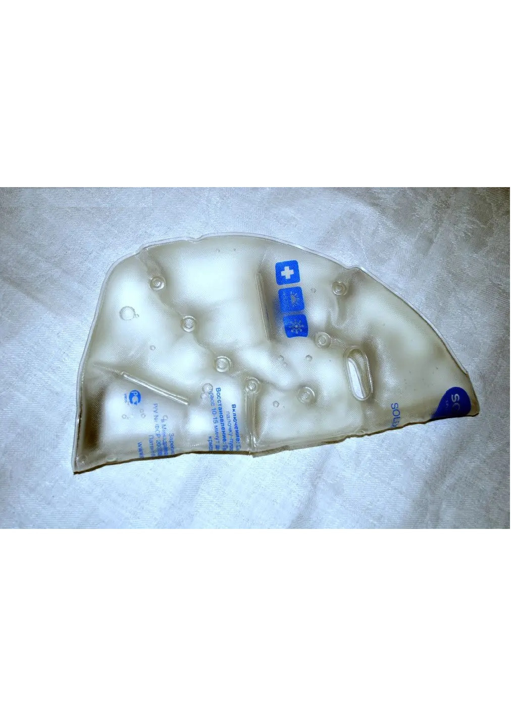 Сольова грілка термо компрес маска для обличчя 26х24 см (473240-Prob) Unbranded (254112375)
