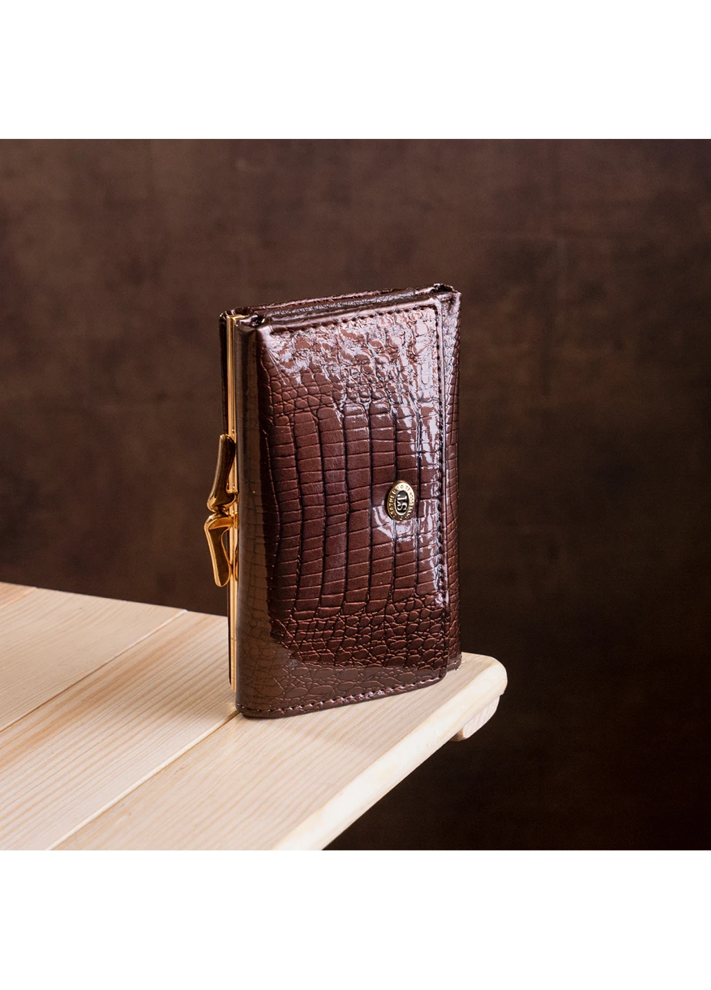 Жіночий шкіряний гаманець 13х8х2,5 см st leather (252126978)