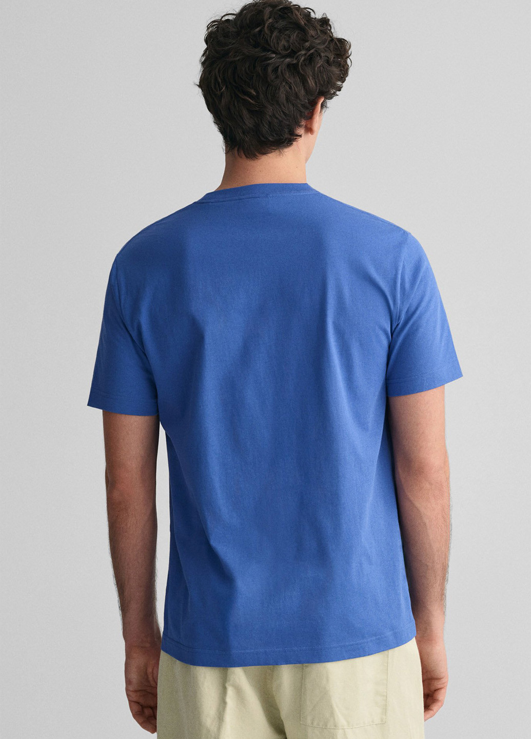 Темно-голубая футболка Gant