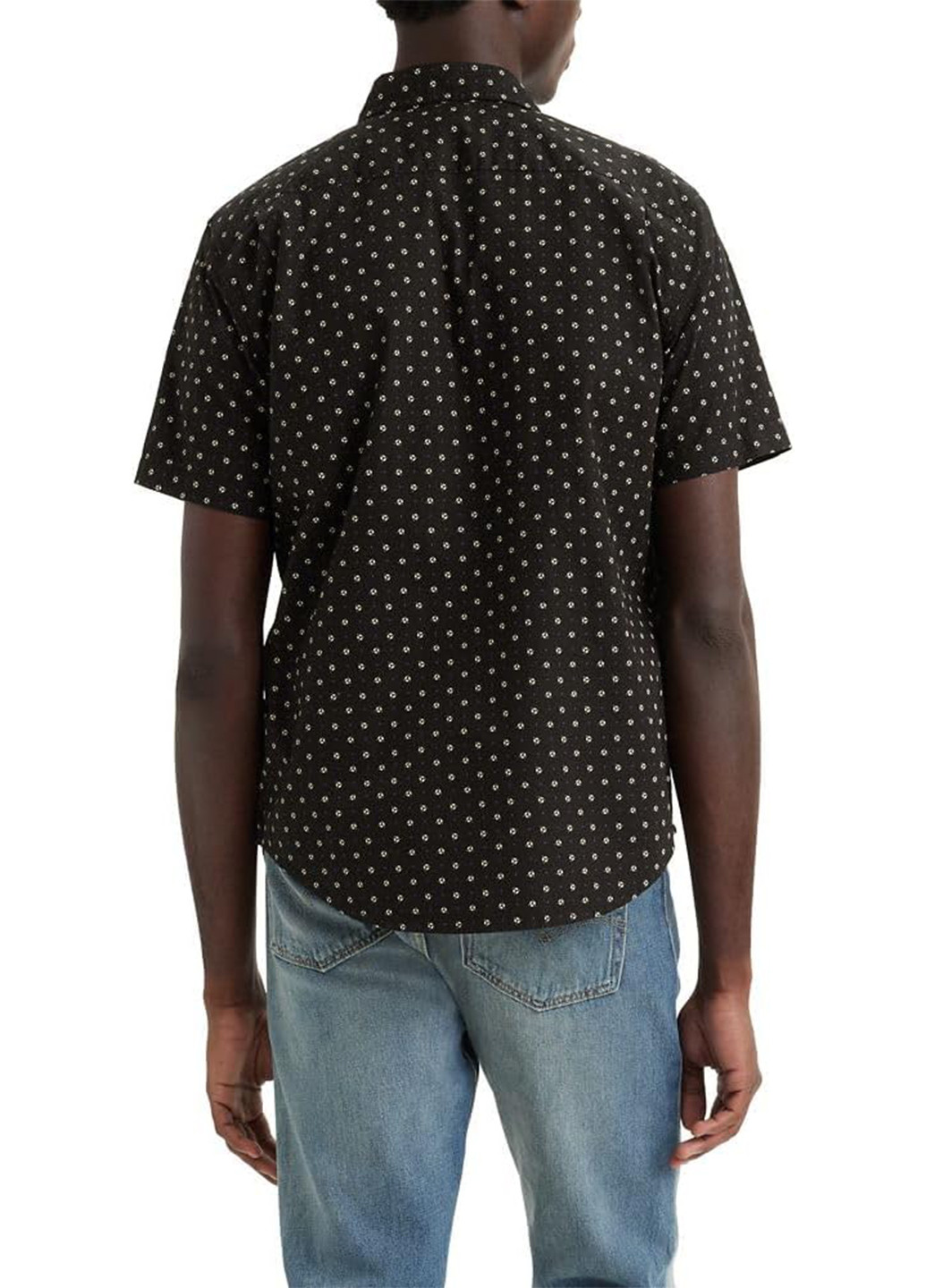 Черная кэжуал рубашка с рисунком Levi's