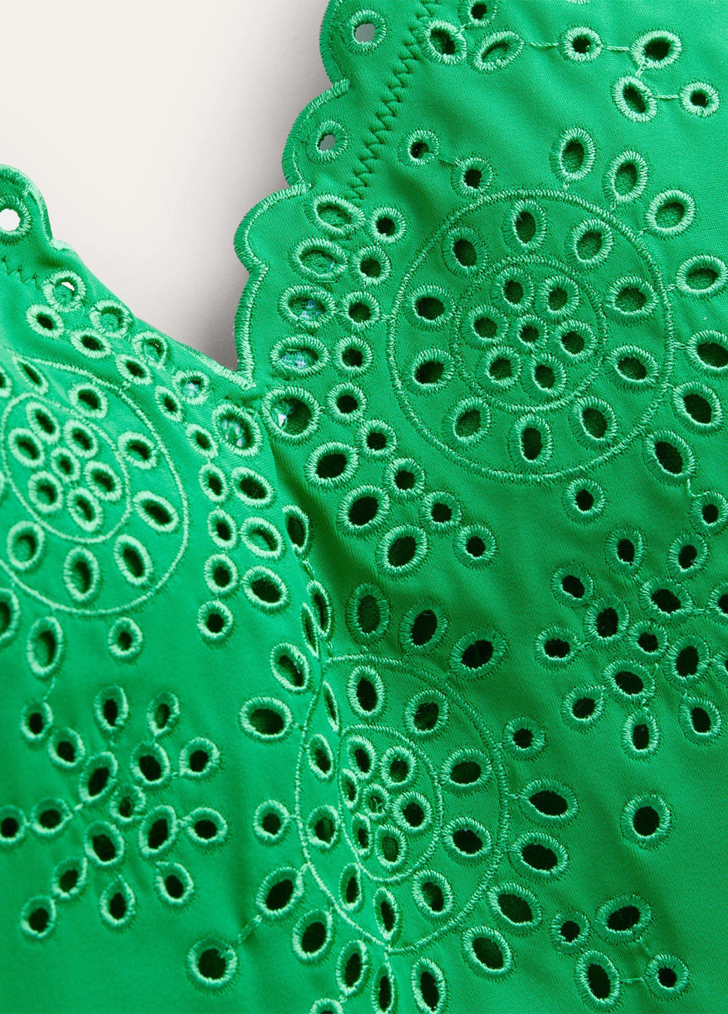 Зеленый летний купальник слитный Boden