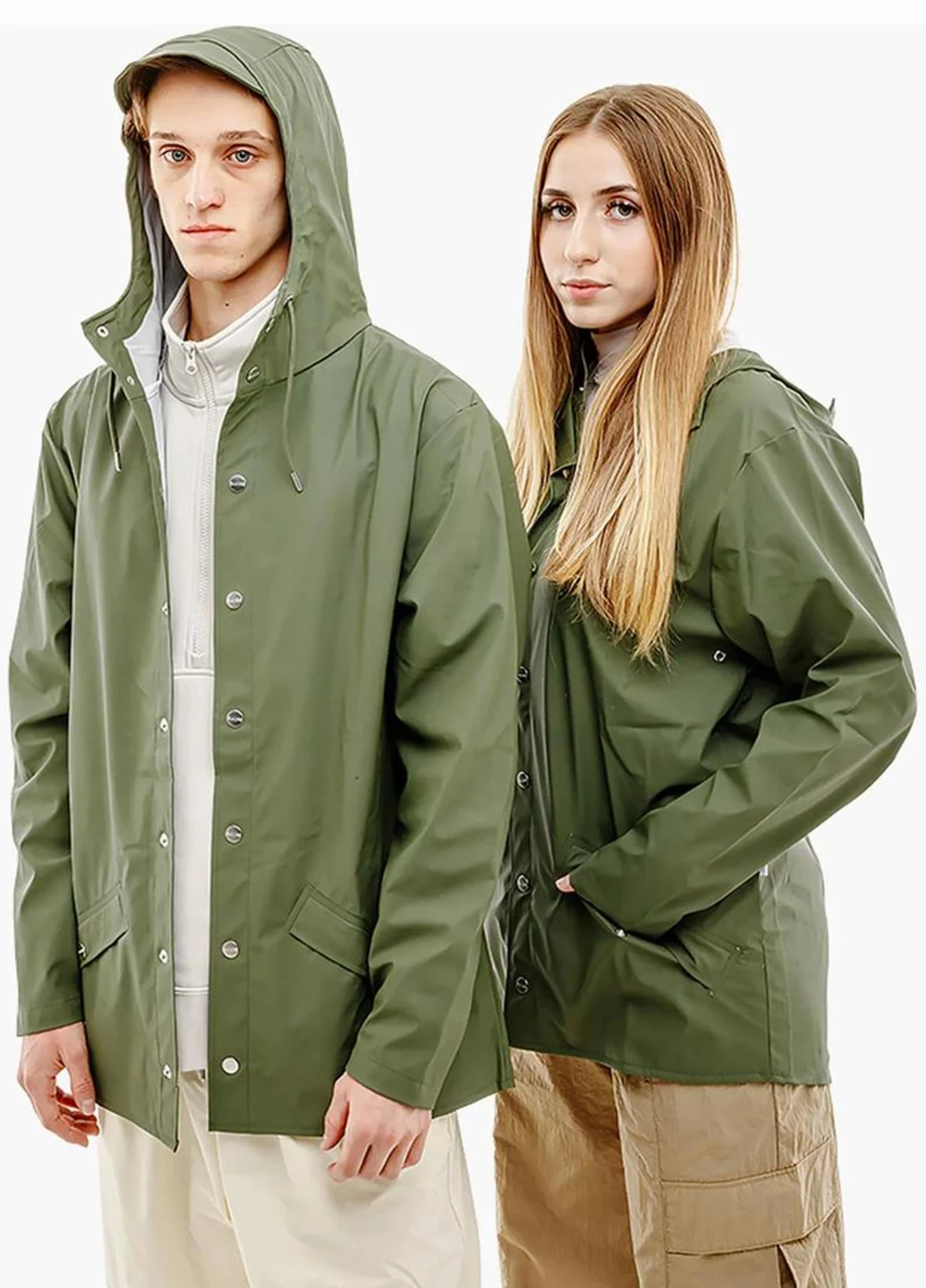 Куртка 1201-OLIVE Rains Jacket Green (367205490)