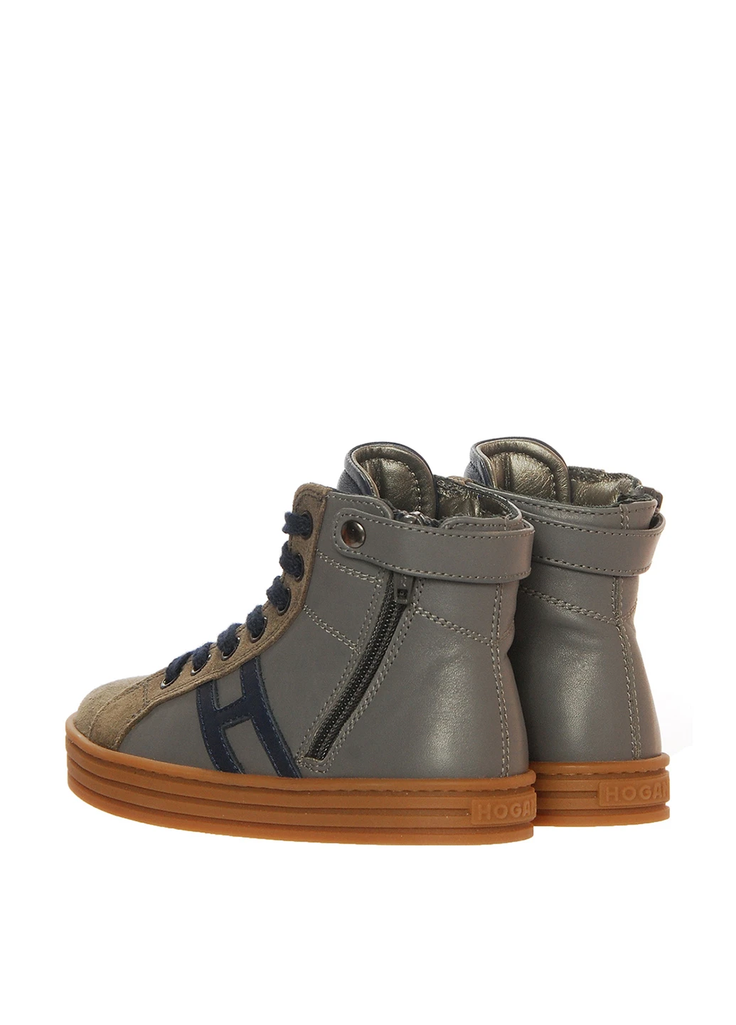 Серые кеды Hogan Rebel