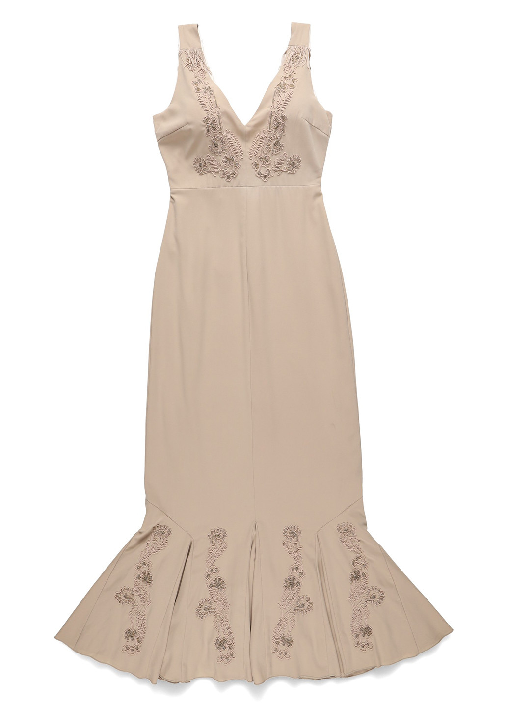 Бежевое кэжуал платье платье-майка Supertrash однотонное