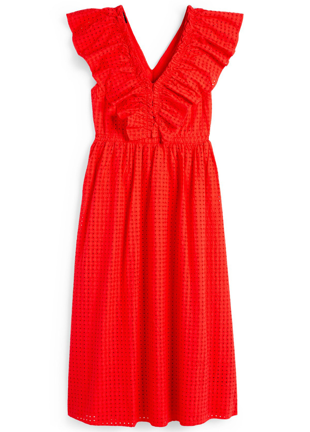 Червона кежуал сукня в стилі армпір C&A однотонна