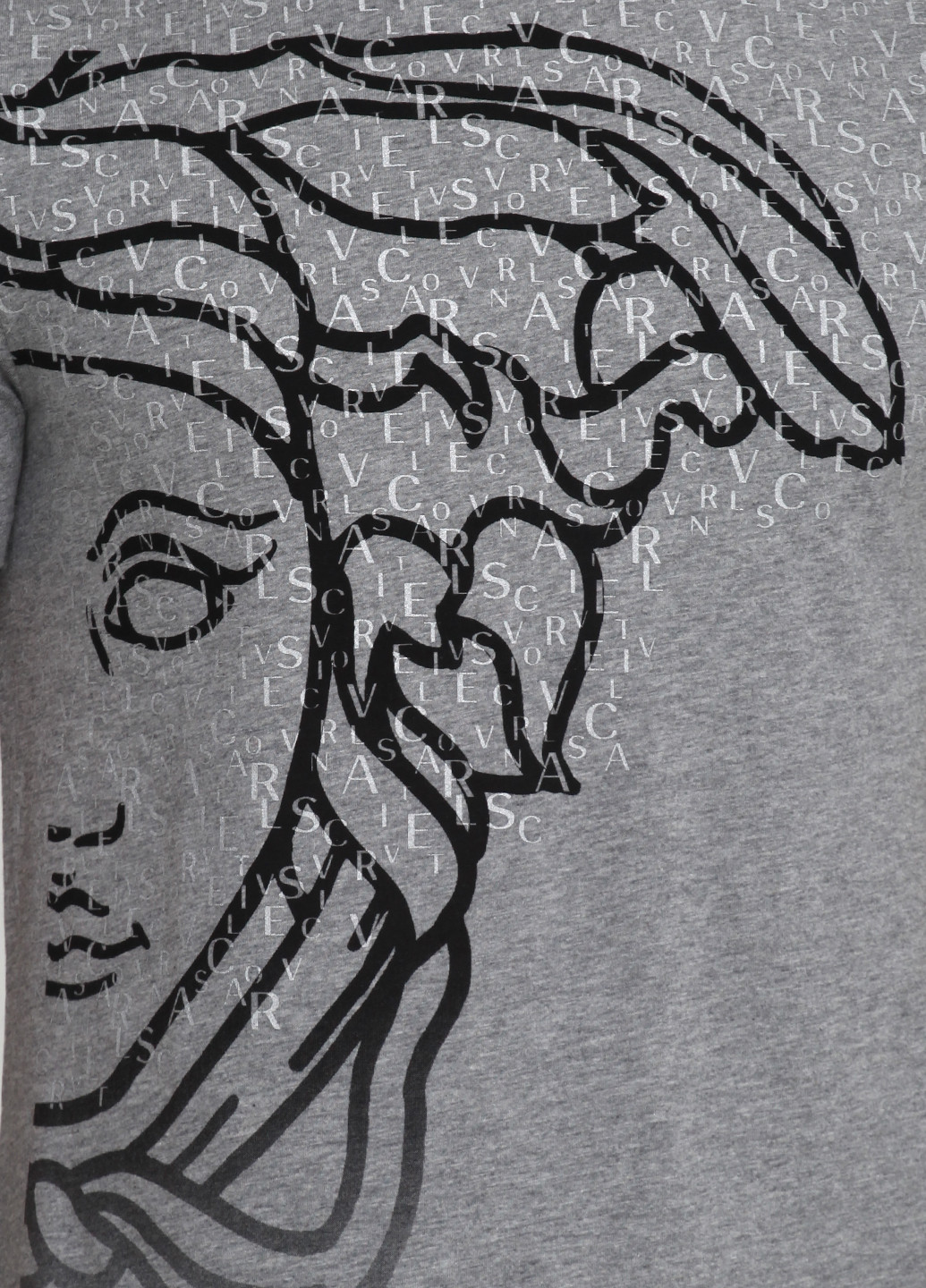 Сіра футболка з коротким рукавом Versace