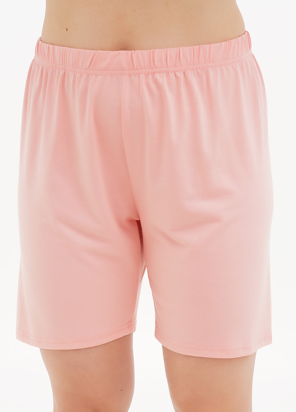 Светло-розовый демисезонный комплект (туника, шорты) No Brand