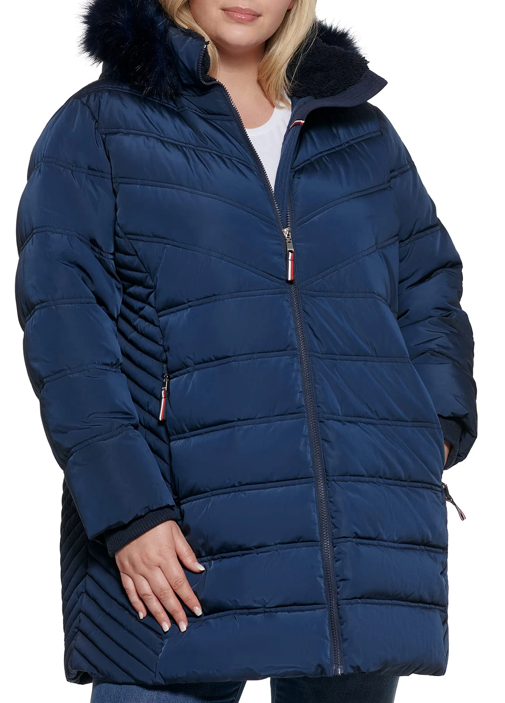 Синяя демисезонная куртка Tommy Hilfiger