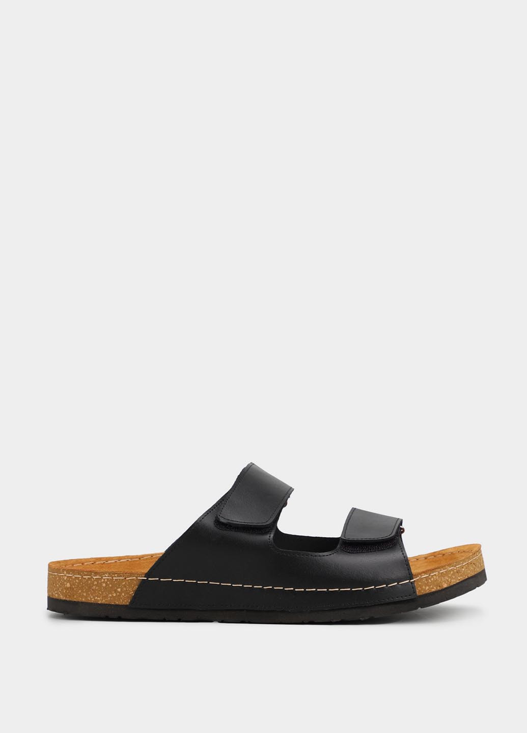 Черные кэжуал шлепанцы Braska