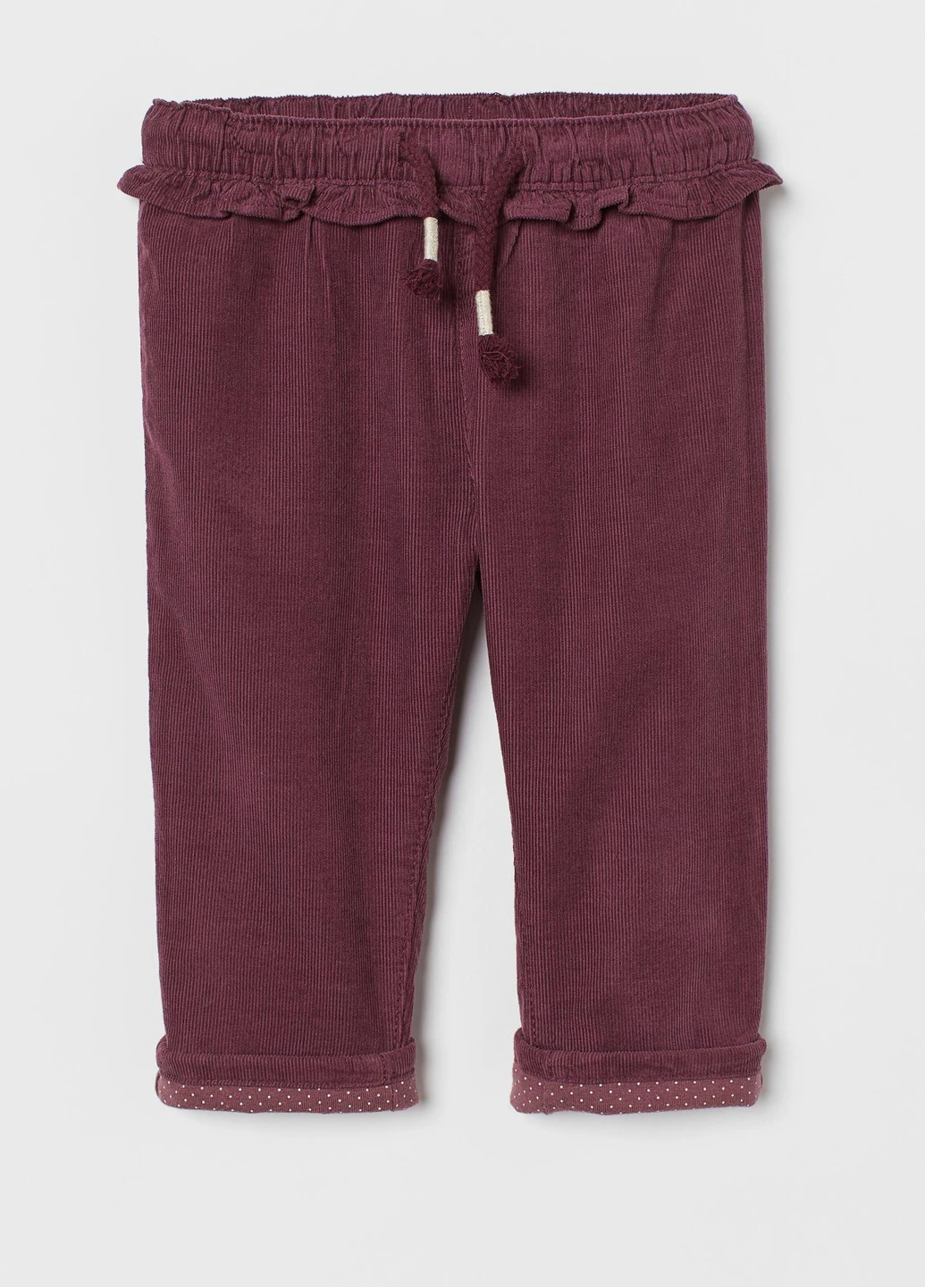 Сливовые брюки H&M