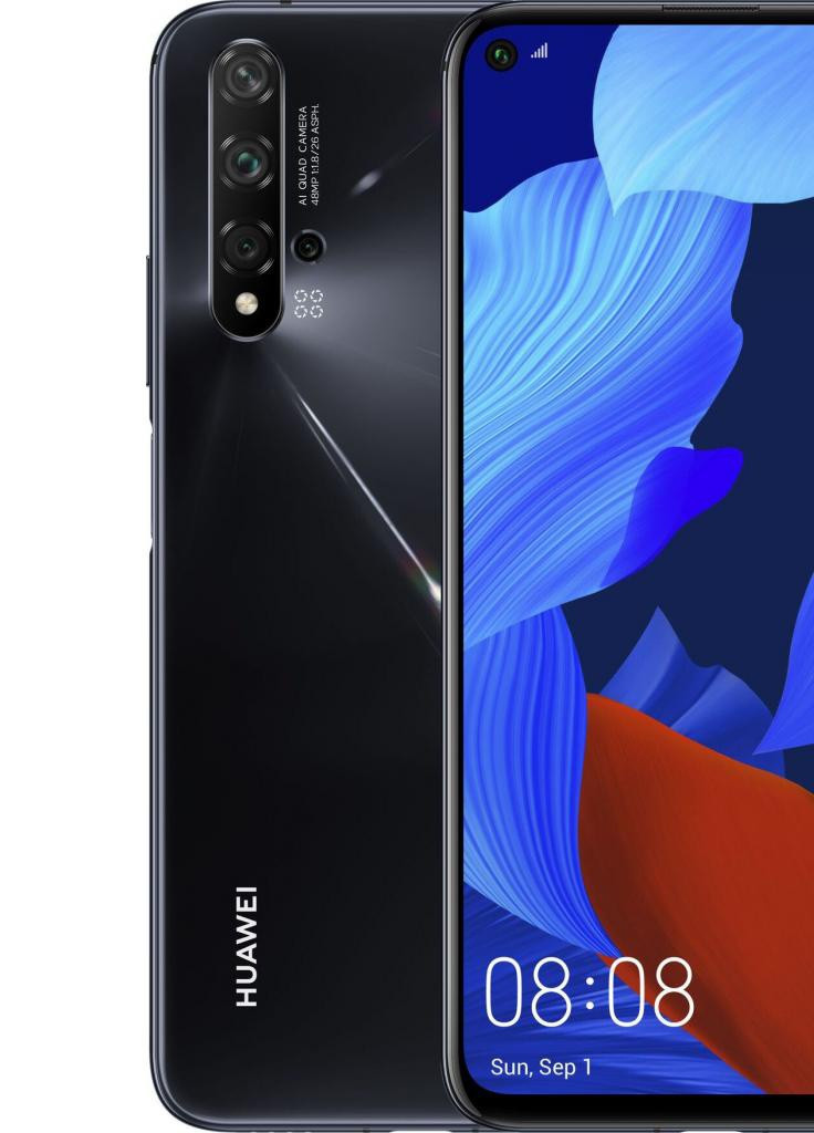 Мобильный телефон Nova 5T 6/128GB Black (51094MEU/51094PTV) Huawei (203962405)