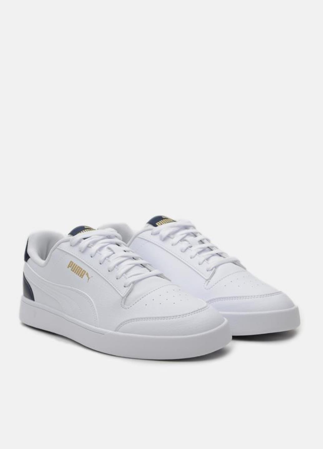 Цветные кеды shuffle white-white-peaco 30966805 Puma Shuffle White- White-Peaco
