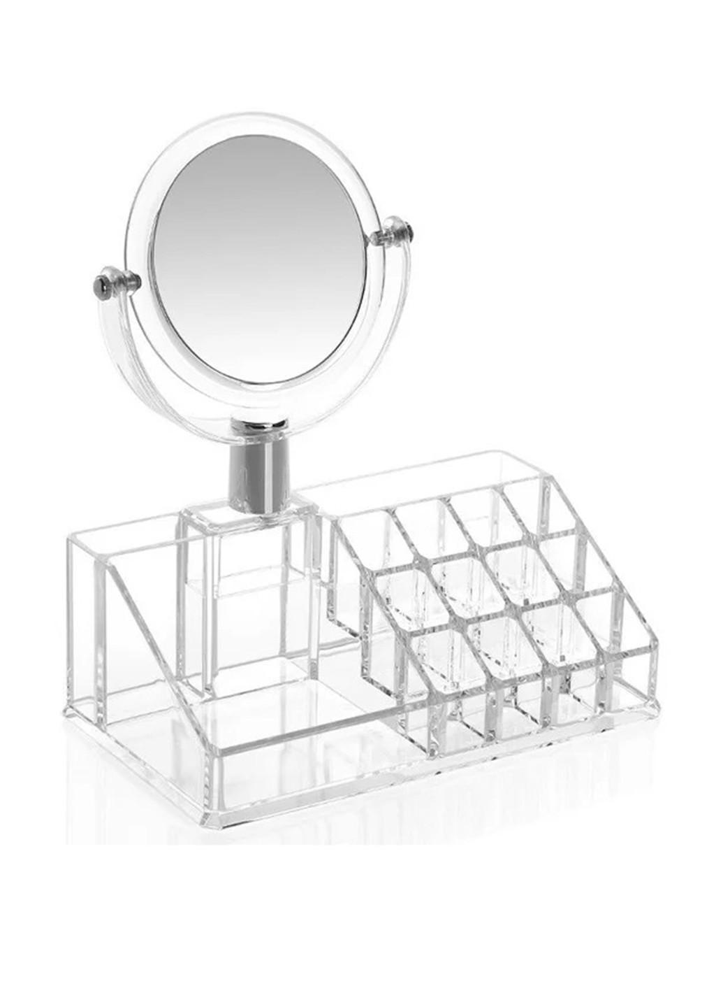 Органайзер с зеркалом, 13,5x 23,7x18,2 см Cosmetic Storage Box (197656956)