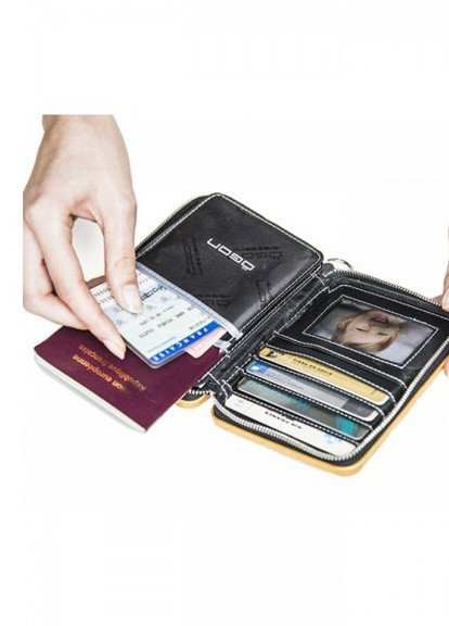 Гаманець на блискавці OGON Quilted passport; сріблястий Ogon Designs (234706054)