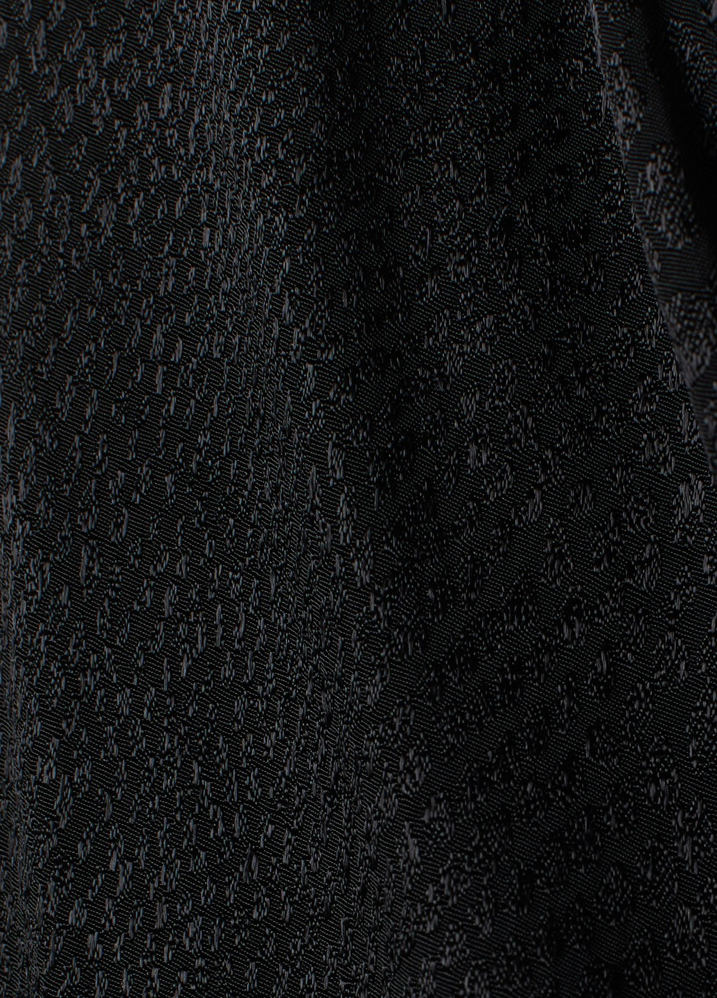 Черная демисезонная жаккардовая блузка с баской H&M