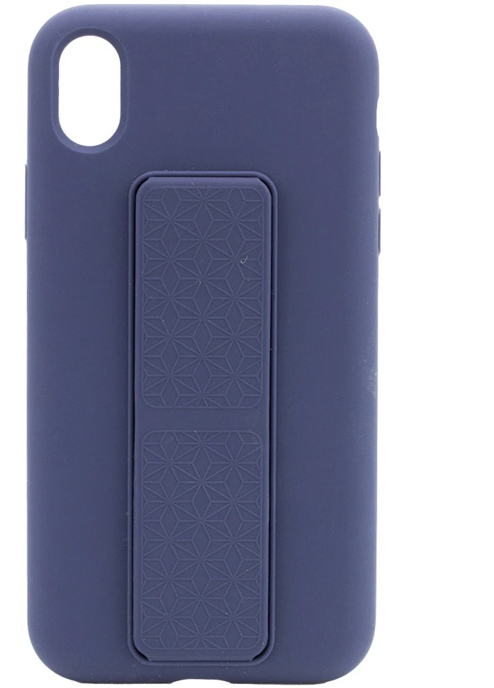 Чохол Silicone Case Hand Holder для Apple iPhone XS Max (6.5 ') Темно-синій / Midnight blue (is_00000041594_6) Epik (229725044)