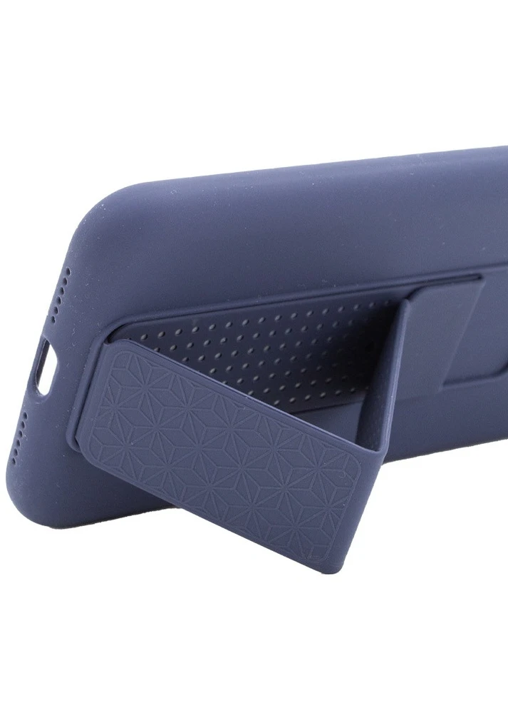Чохол Silicone Case Hand Holder для Apple iPhone XS Max (6.5 ') Темно-синій / Midnight blue (is_00000041594_6) Epik (229725044)