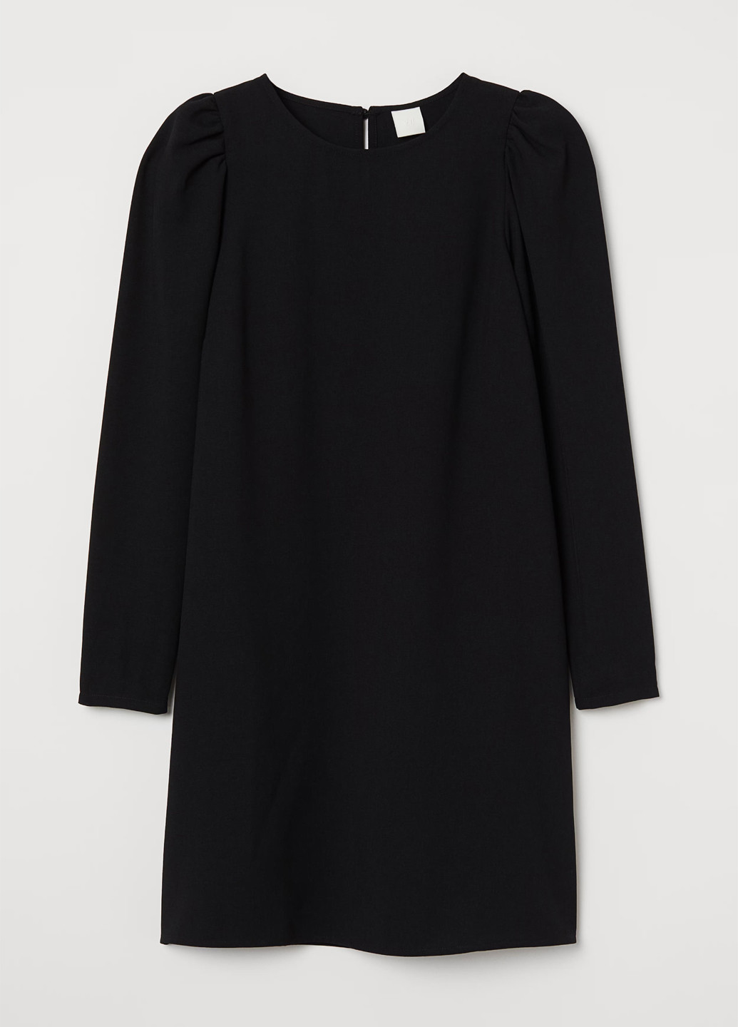 Черное кэжуал платье H&M однотонное