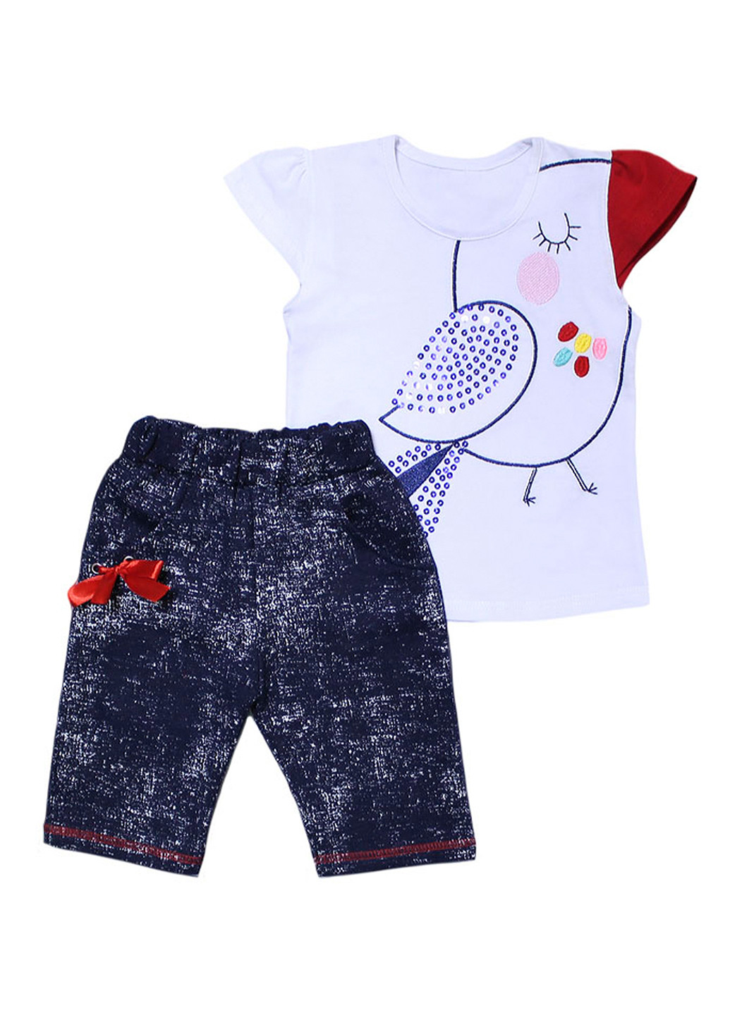 Комбинированный летний комплект (футболка, шорты) BabiesBerries