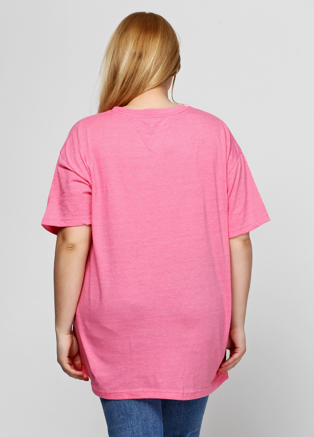 Розовая летняя футболка Thirty-one
