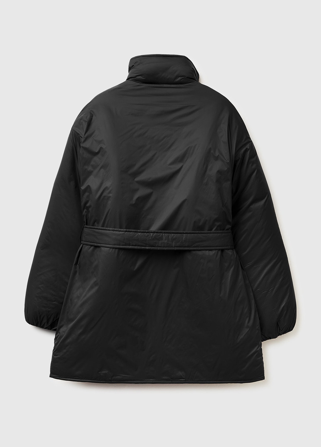 Чорна демісезонна куртка United Colors of Benetton