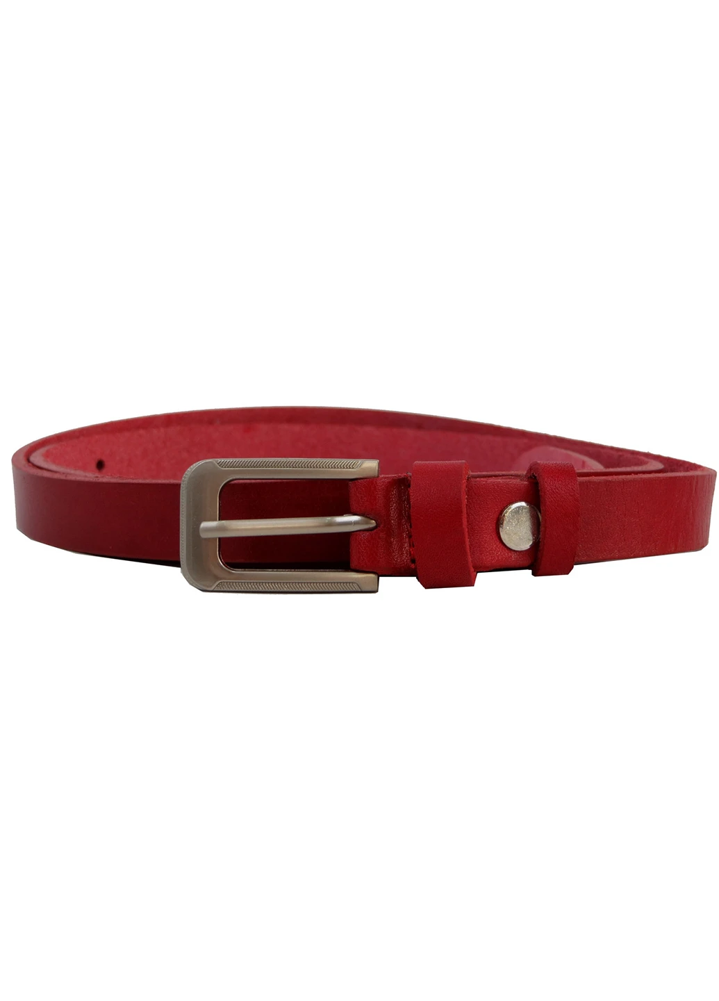 Женский кожаный ремень 114-120х1,5 см Skipper (253174329)