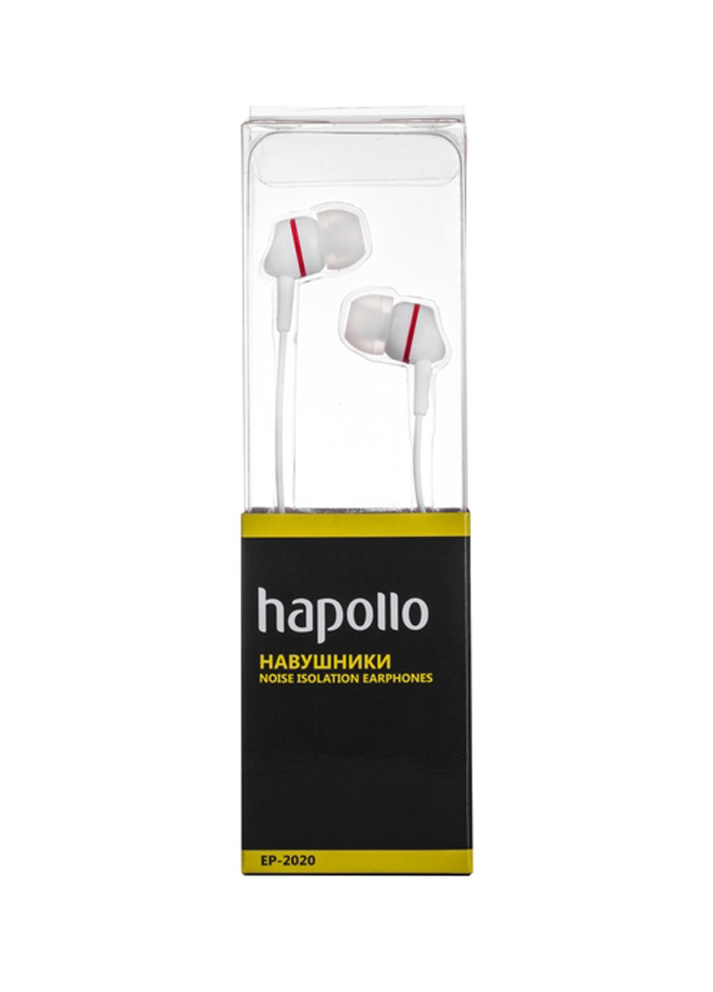 Наушники Hapollo ep-2020 белый (135028960)