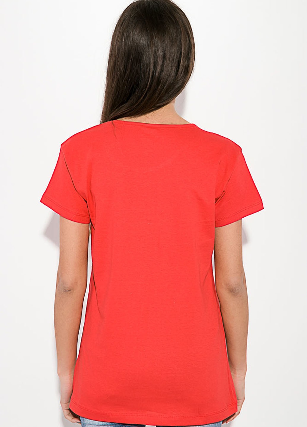 Червона літня футболка Time of Style