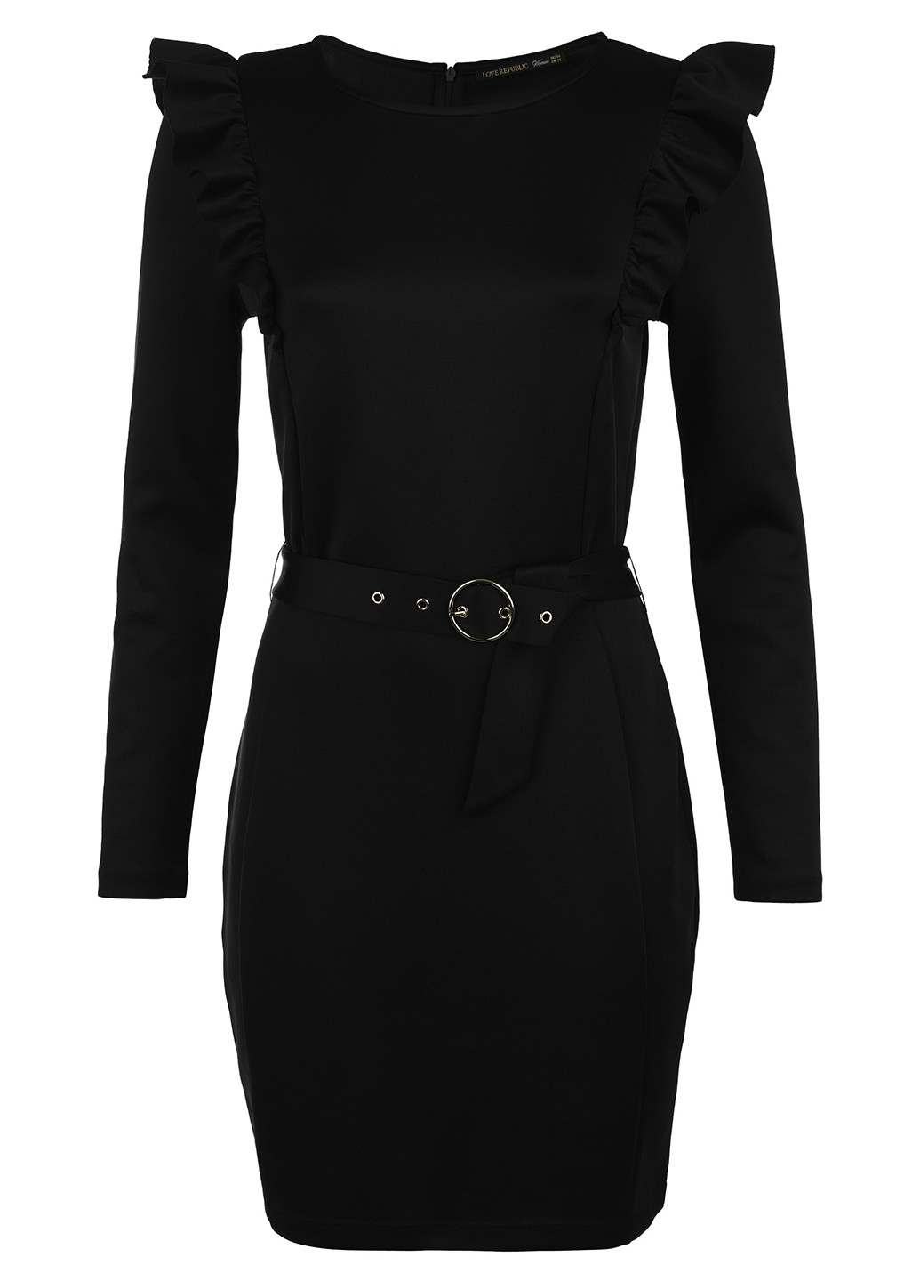 Черное кэжуал платье футляр LOVE REPUBLIC