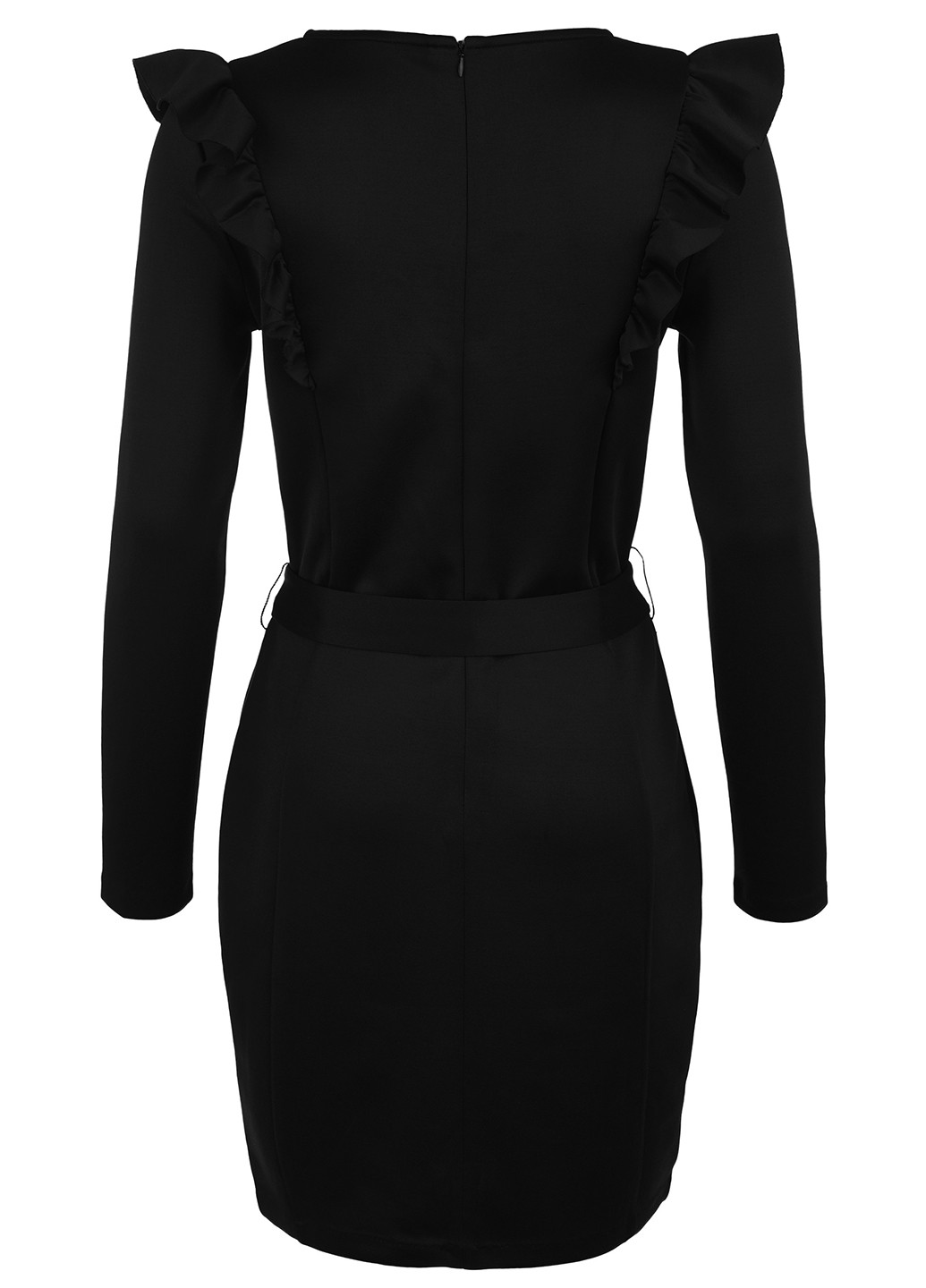 Черное кэжуал платье футляр LOVE REPUBLIC однотонное