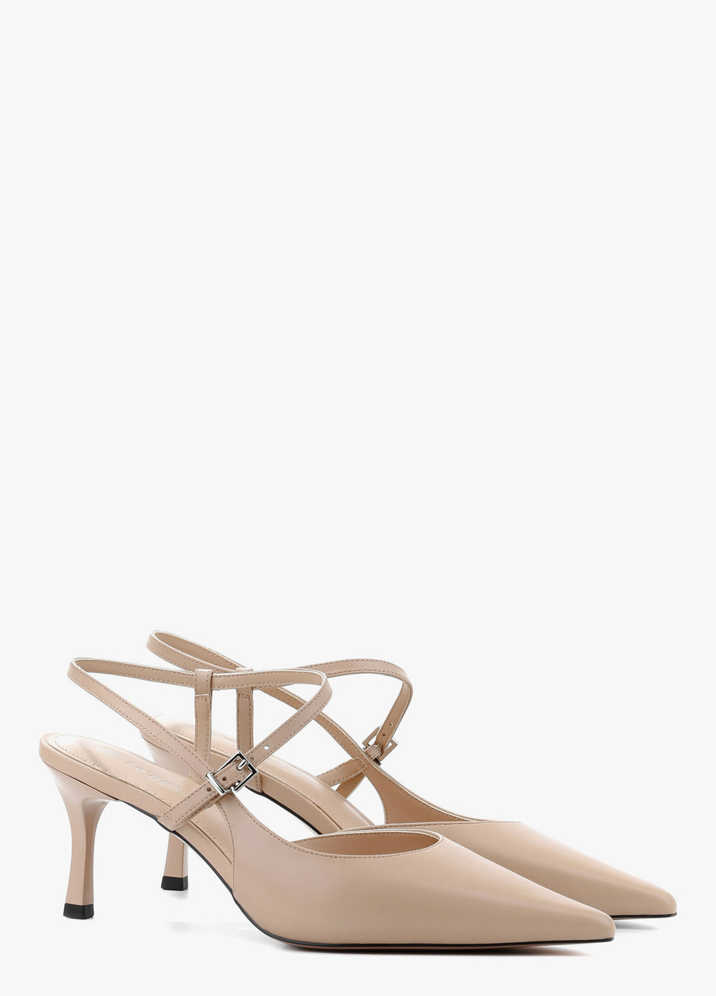 Le'BERDES Туфли слингбеки бежевый з натуральная кожа, украина — лето (370451995)