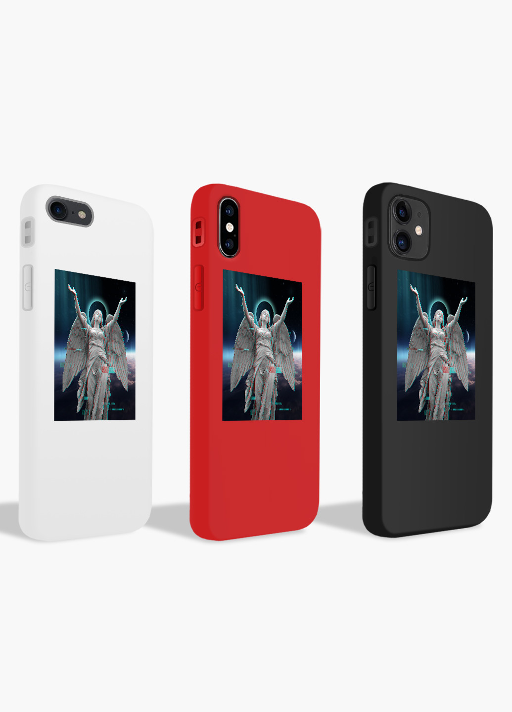 Чехол силиконовый Apple Iphone X Ангел Ренессанс (Angel Renaissance) (6129-1592) MobiPrint (219503403)