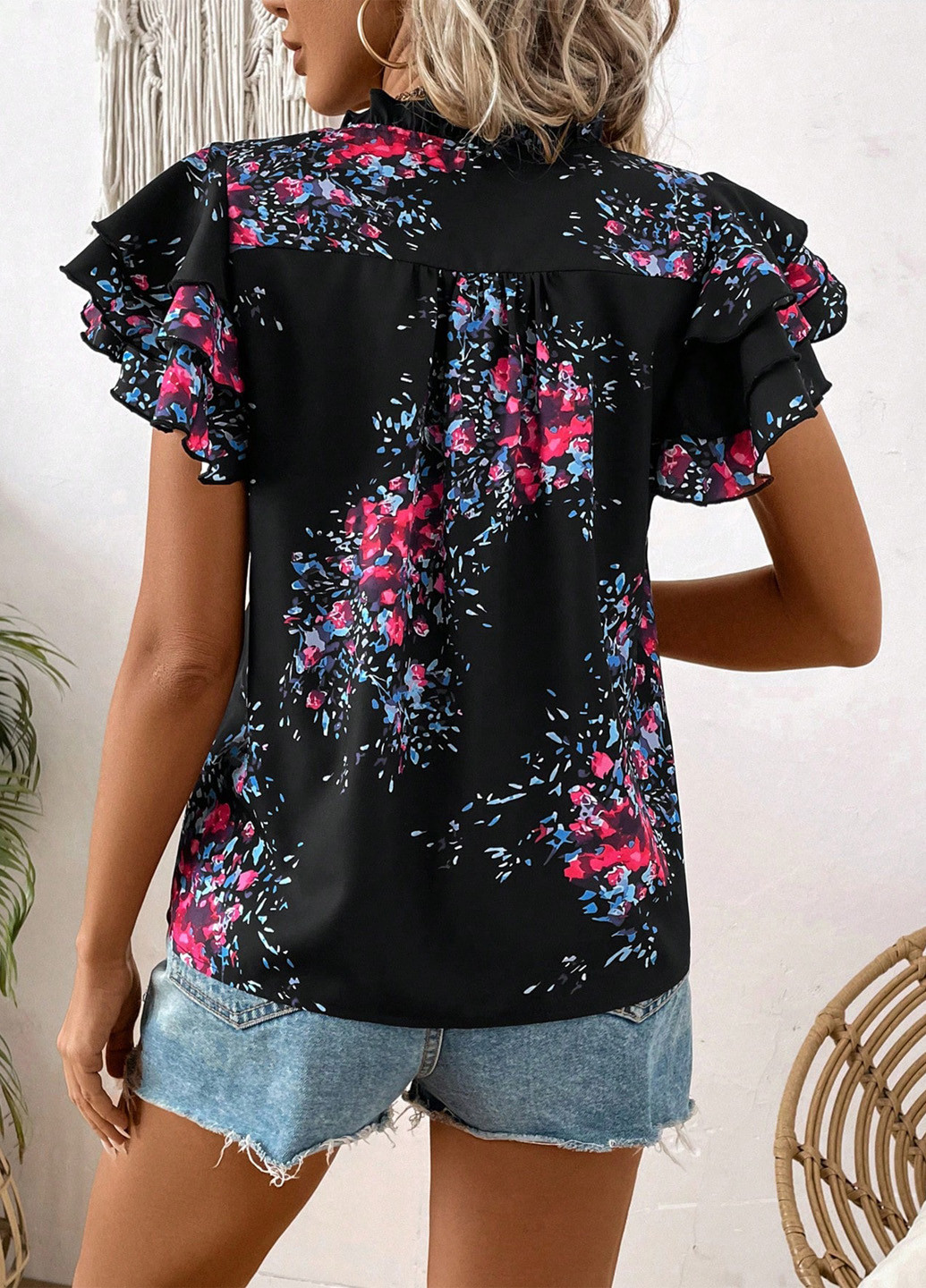 Комбінована блуза SHEIN