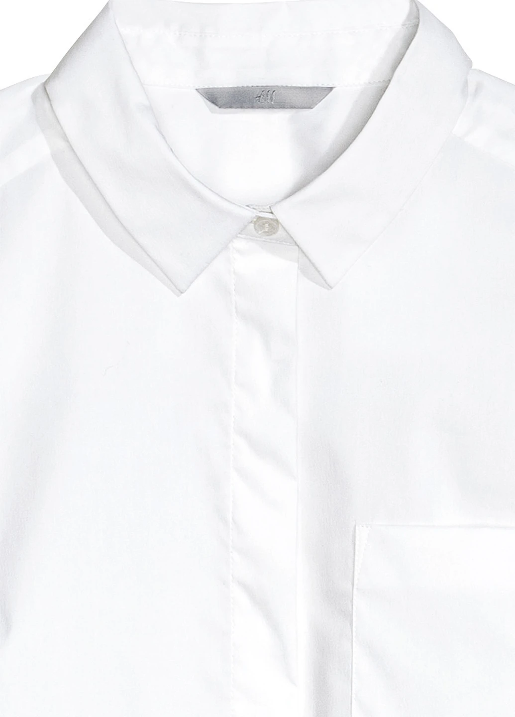 Белая классическая рубашка H&M