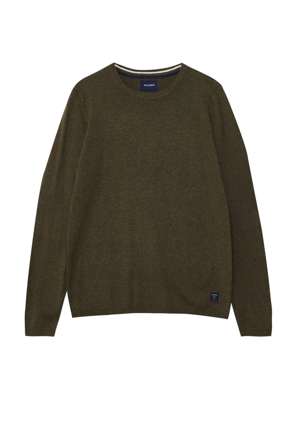 Темно-зелений джемпер демісезон,болотний, Pull & Bear