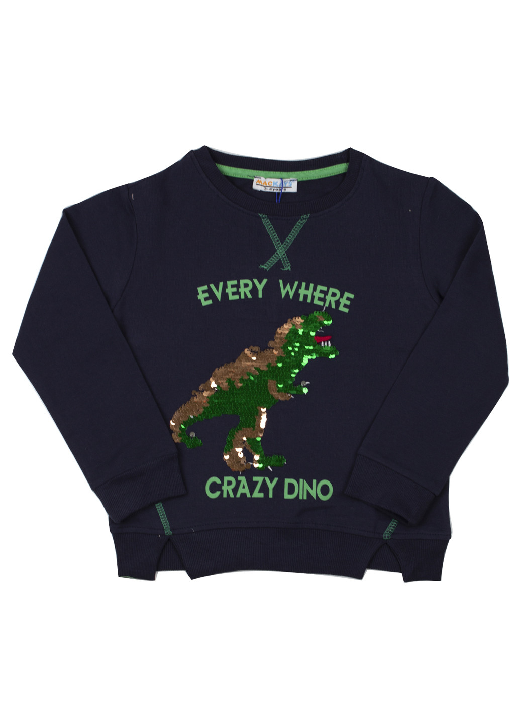 Mackays свитшот рисунок темно-синий кэжуал