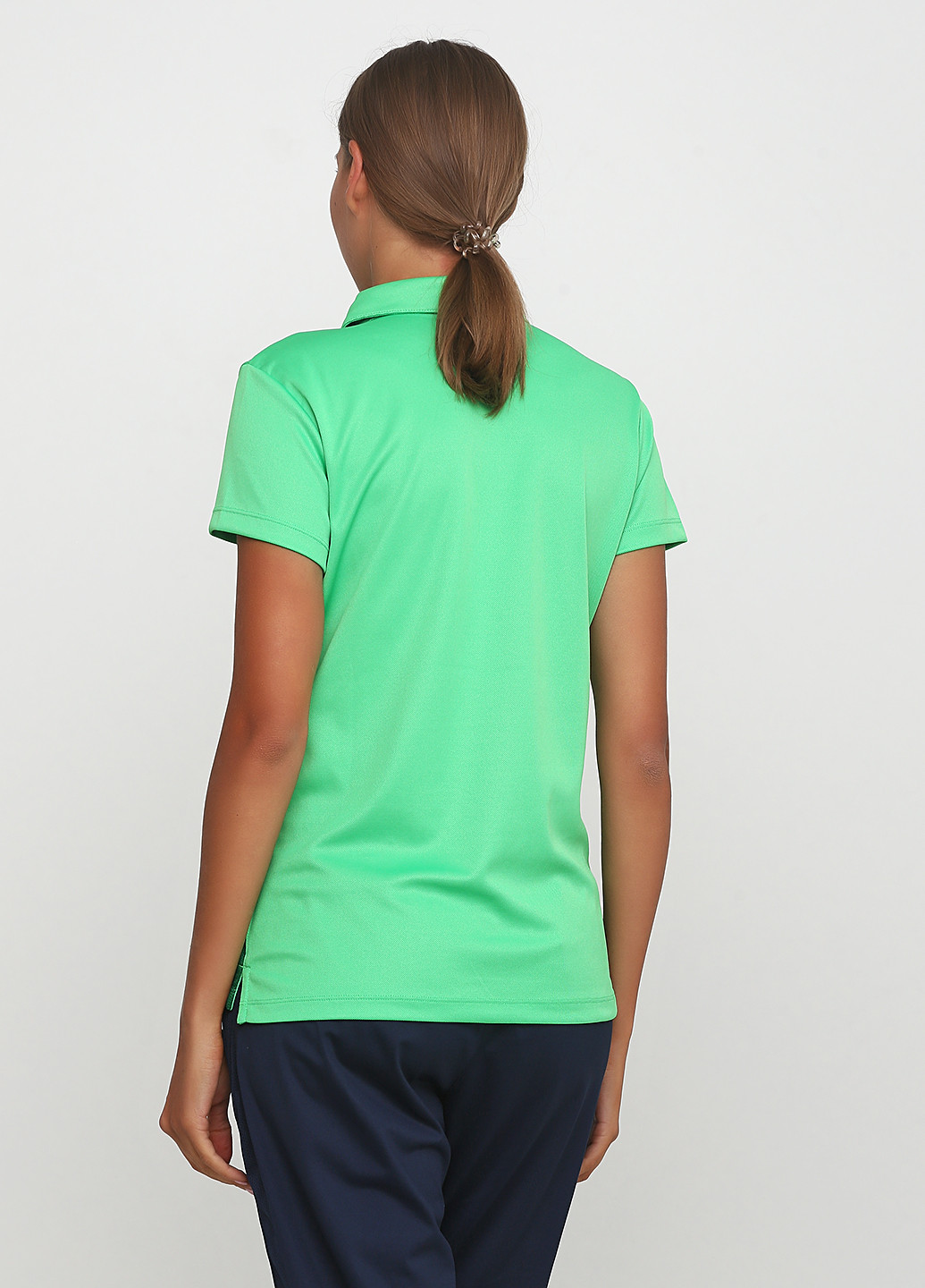 Салатовая женская футболка-поло Nike