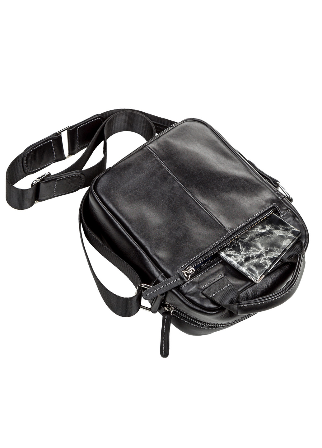 Чоловіча шкіряна сумка 18х21х7,5 см Shvigel (252127842)