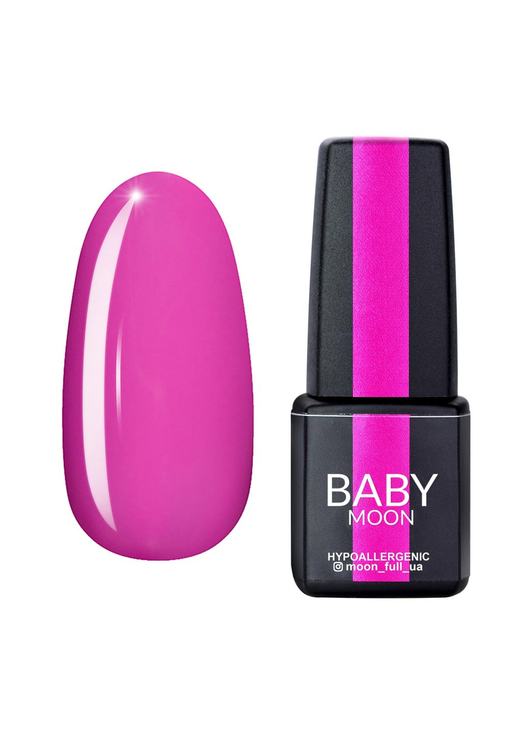 Гель лак BABY Dolce Rose Gel polish, 6 мл №017 фуксия Moon (251417374)