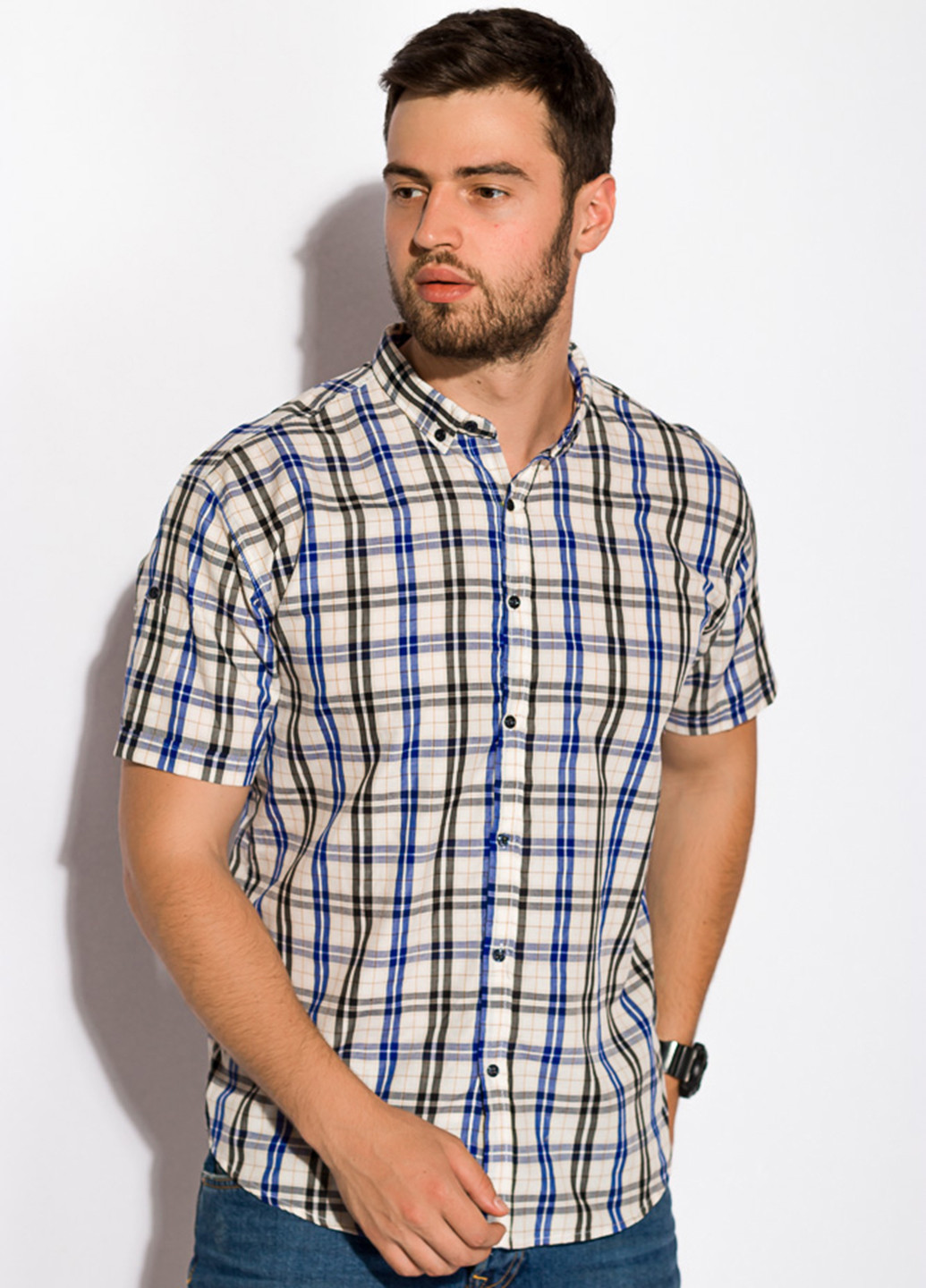 Цветная кэжуал рубашка в клетку Time of Style