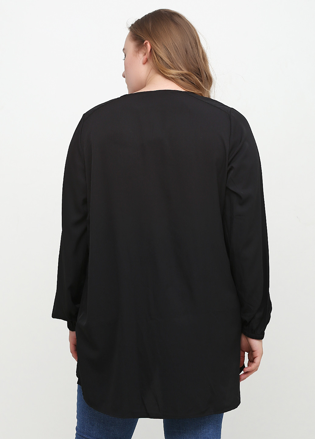 Черная демисезонная блуза Ellos
