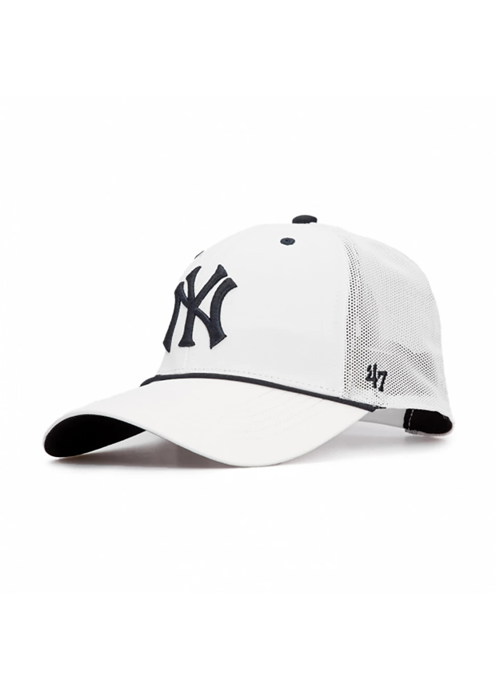 Кепка-тракер NY YANKEES One Size White black B-BRPOP17BBP-WHC 47 Brand (253678021)