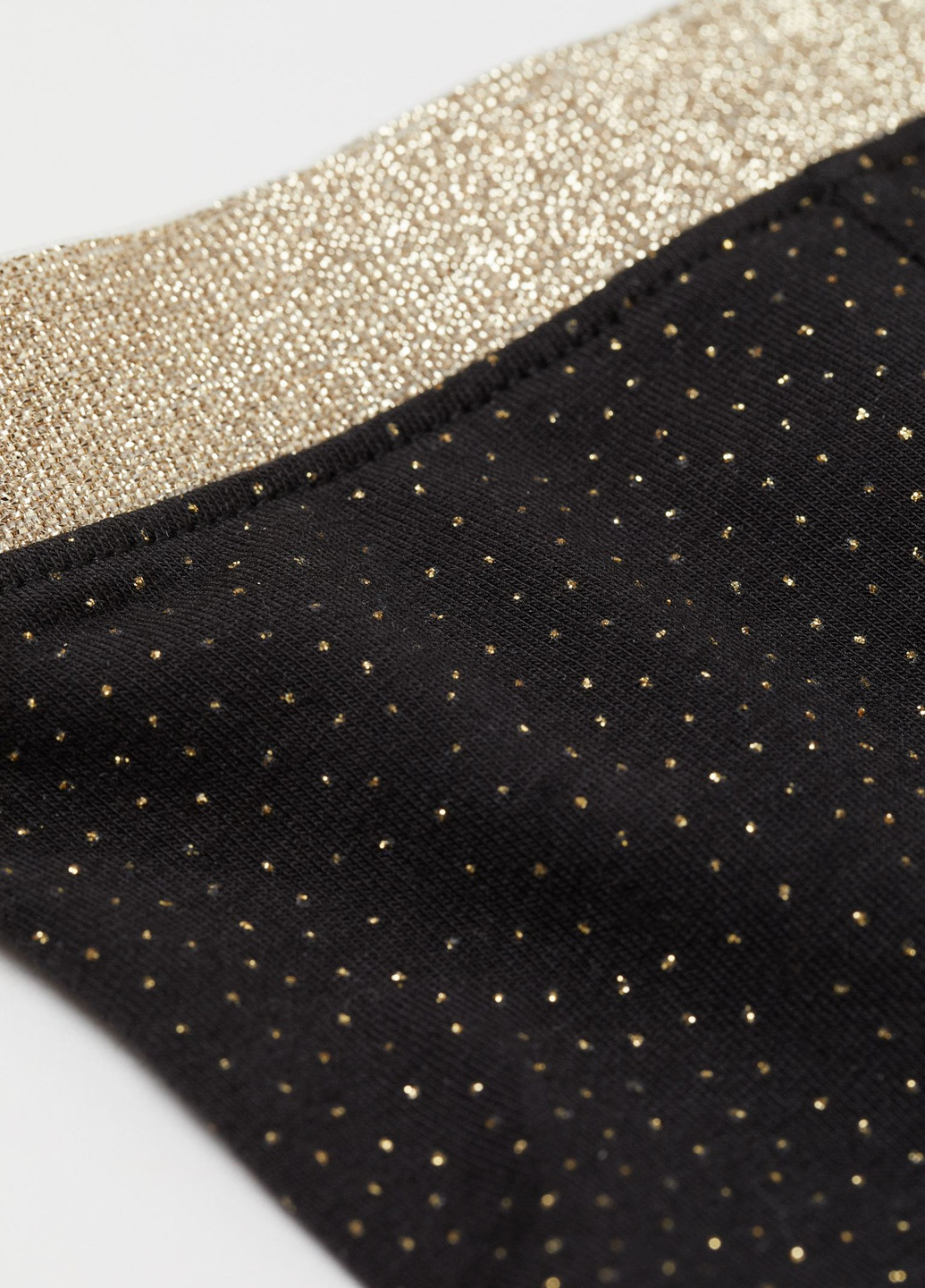 Черные летние леггинсы H&M